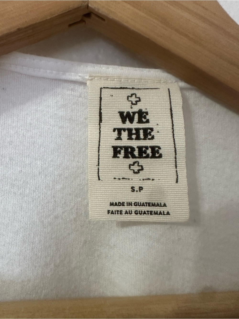 Free People We The Free Knot Me Tee Tie Front Top in White - Size S - Picture 5 of 9